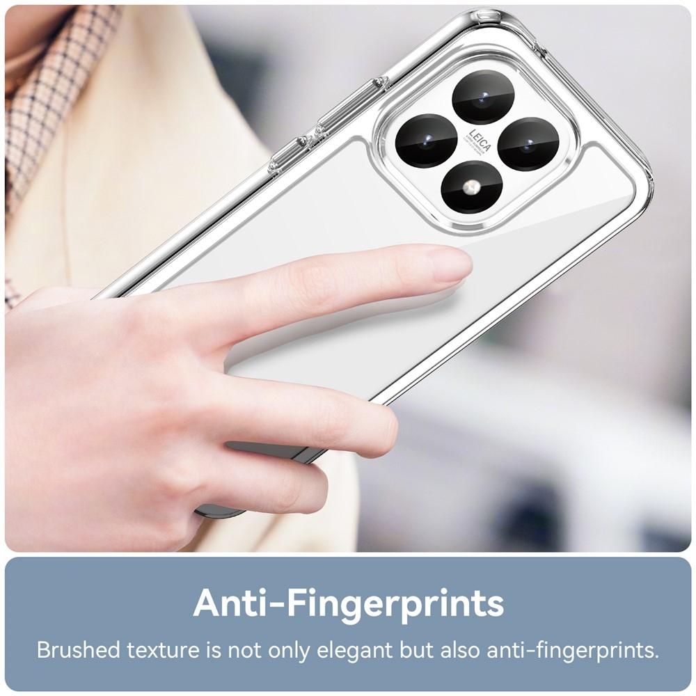 Gélový obal s pevným chrbtom na Xiaomi 15T - priehľadný