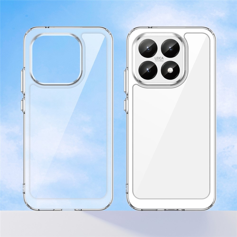 Gélový obal s pevným chrbtom na Xiaomi 15T - priehľadný