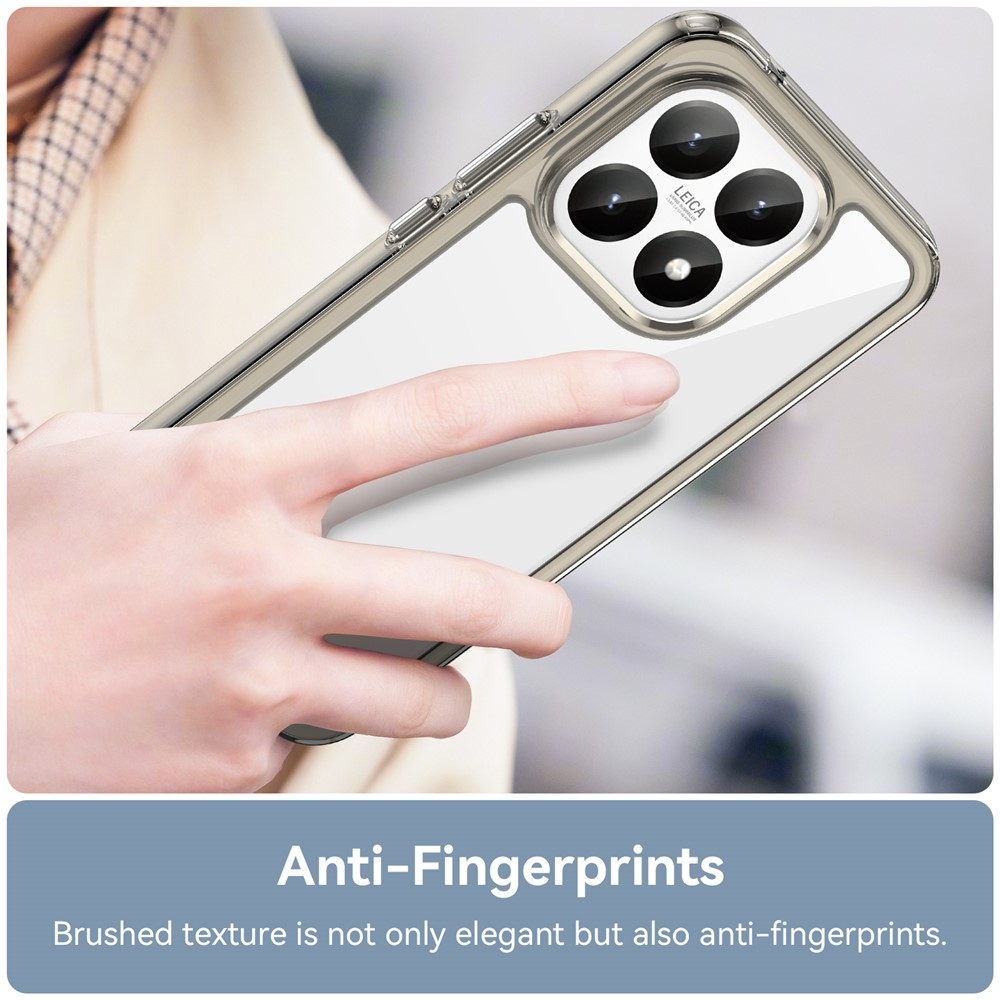 Gélový obal s pevným chrbtom na Xiaomi 15T - šedý