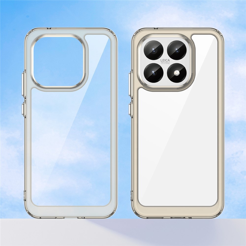 Gélový obal s pevným chrbtom na Xiaomi 15T - šedý