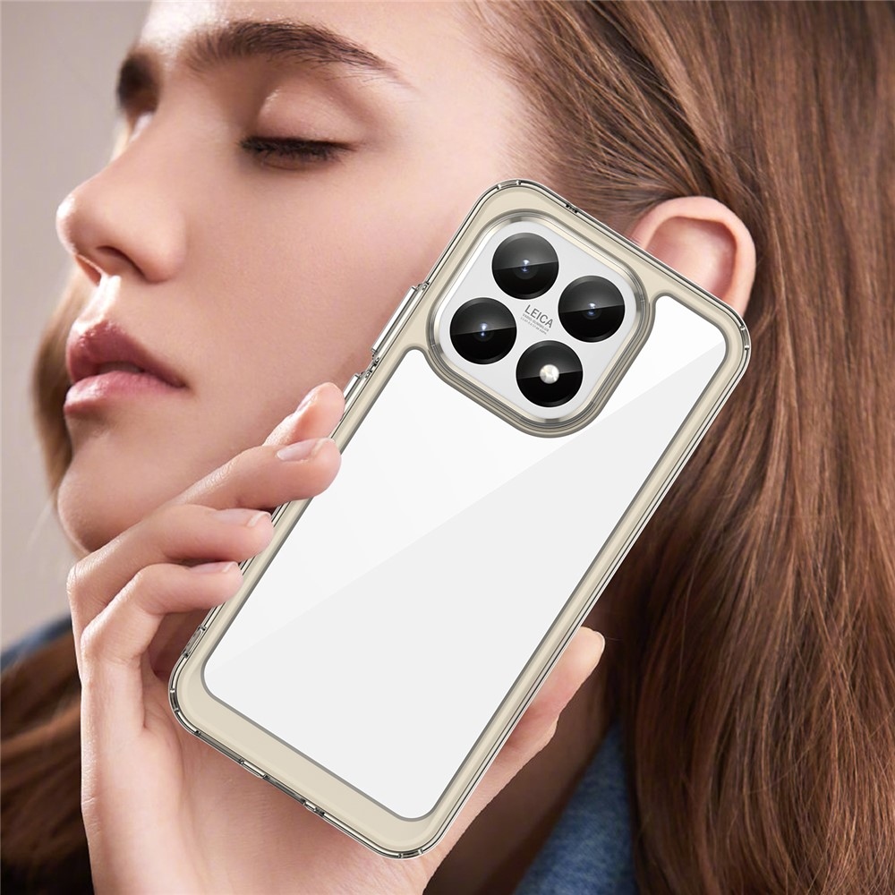 Gélový obal s pevným chrbtom na Xiaomi 15T - šedý