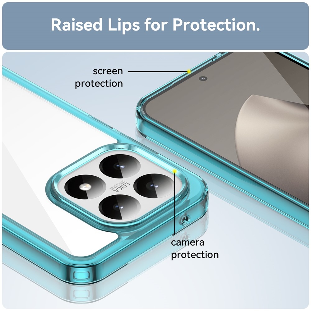 Gélový obal s pevným chrbtom na Xiaomi 15T - svetlomodrý