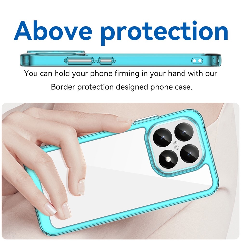 Gélový obal s pevným chrbtom na Xiaomi 15T - svetlomodrý