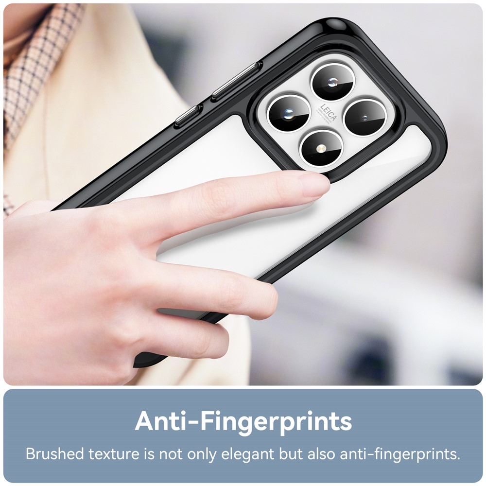 Gélový obal s pevným chrbtom na Xiaomi 17 - čierny