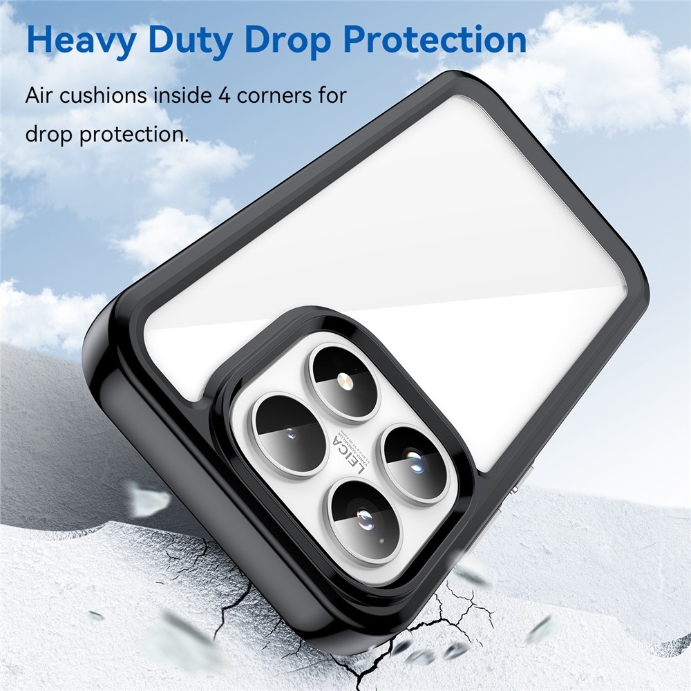 Gélový obal s pevným chrbtom na Xiaomi 17 - čierny