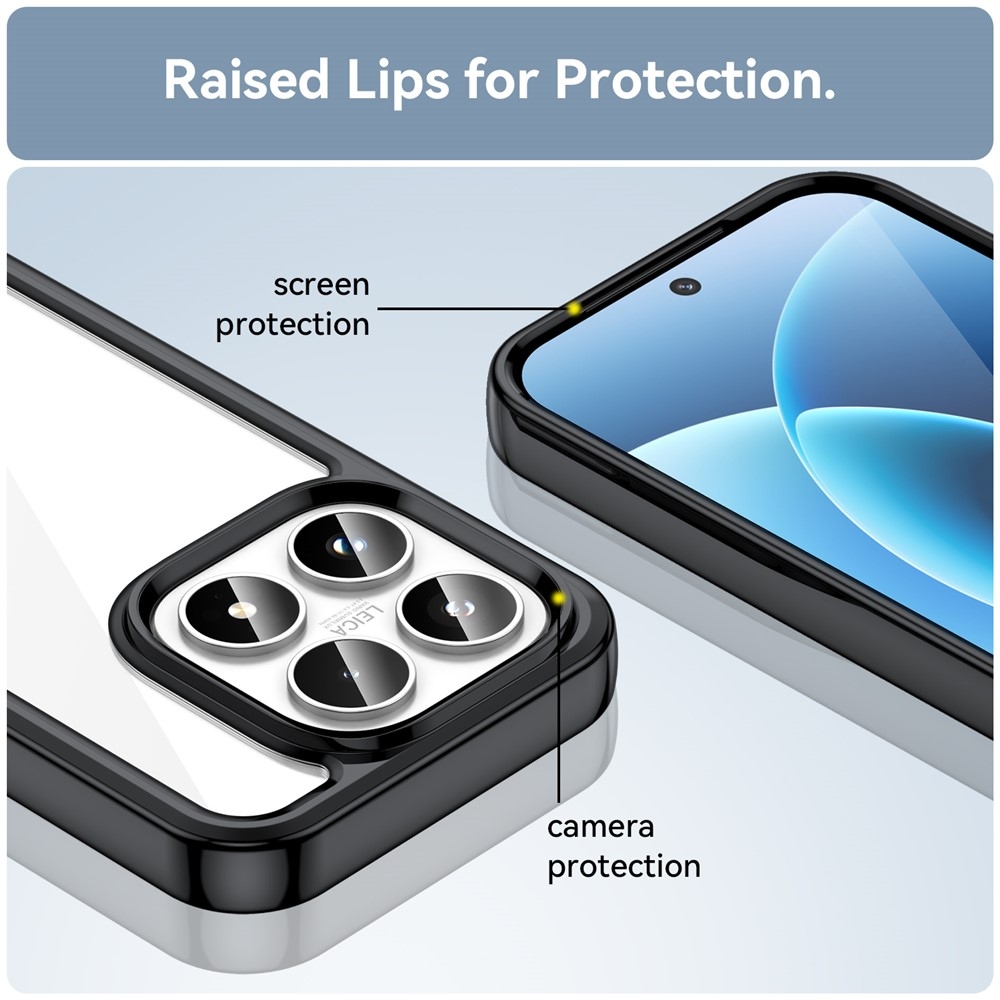 Gélový obal s pevným chrbtom na Xiaomi 17 - čierny