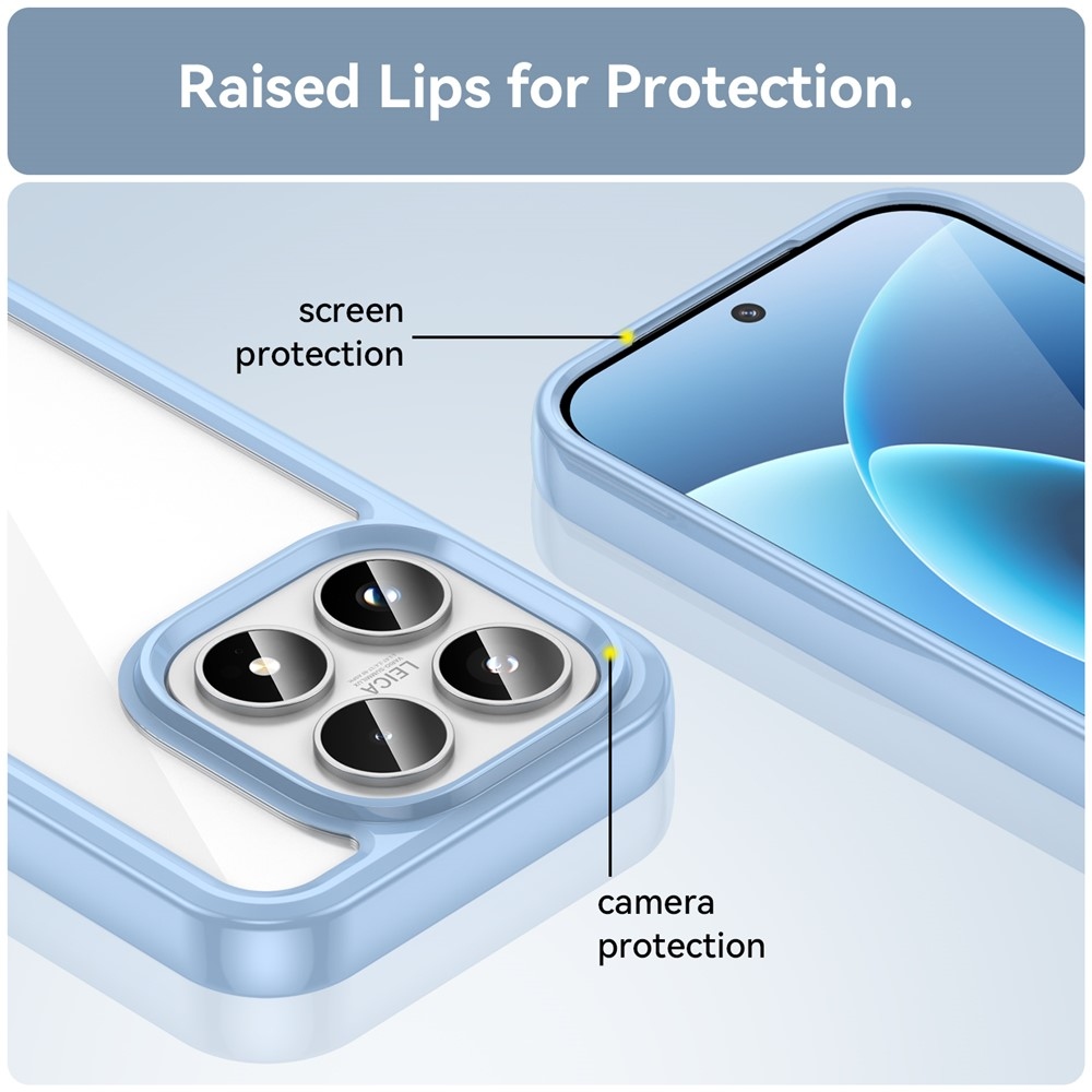 Gélový obal s pevným chrbtom na Xiaomi 17 - modrý