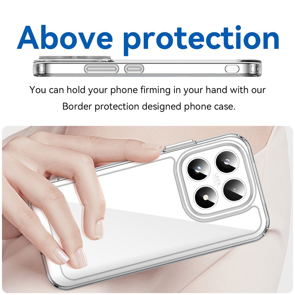 Gélový obal s pevným chrbtom na Xiaomi 17 - priehľadný