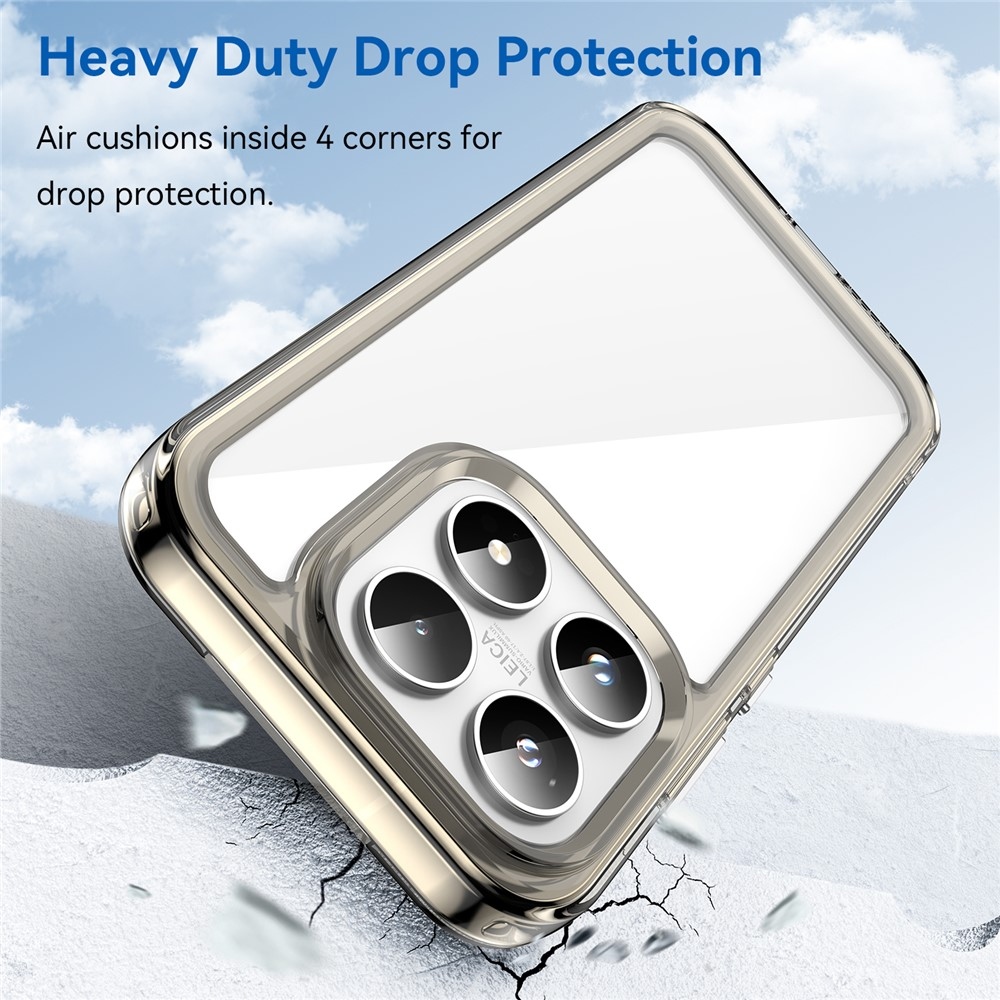 Gélový obal s pevným chrbtom na Xiaomi 17 - šedý