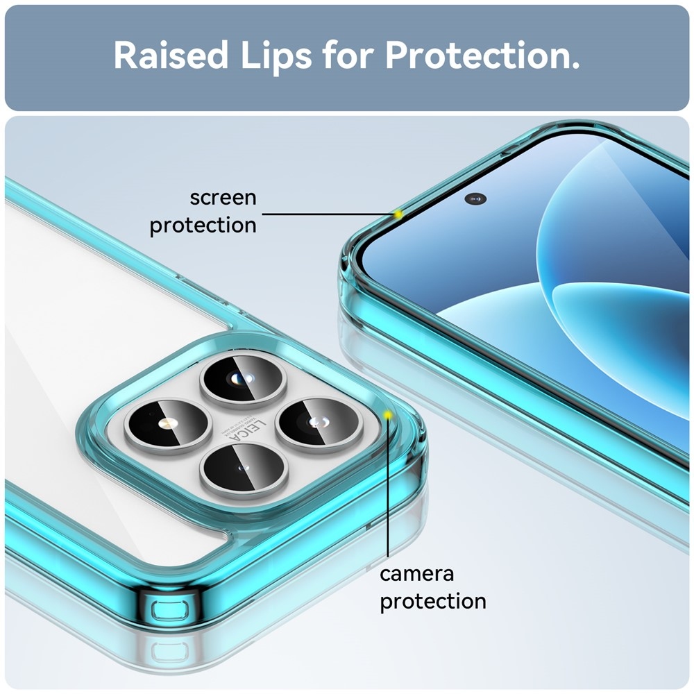 Gélový obal s pevným chrbtom na Xiaomi 17 - svetlomodrý