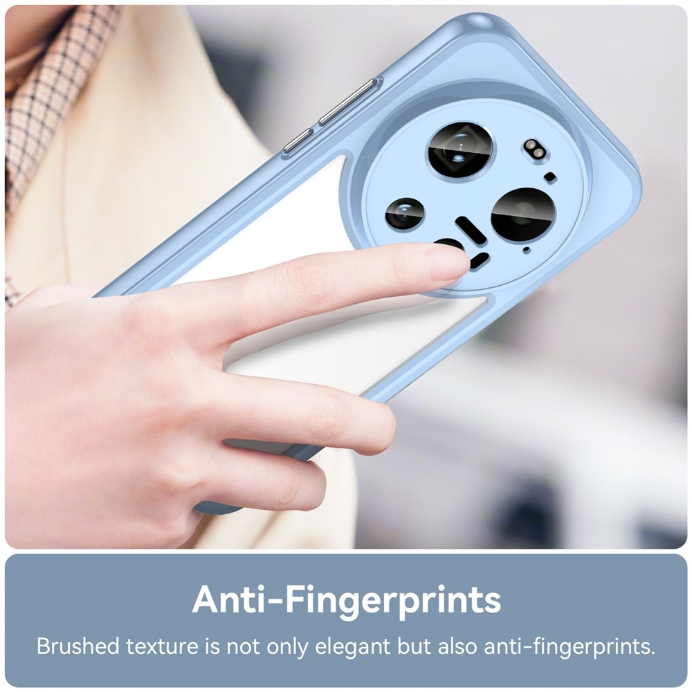 Gélový obal s pevným chrbtom na Xiaomi 17 Ultra - modrý