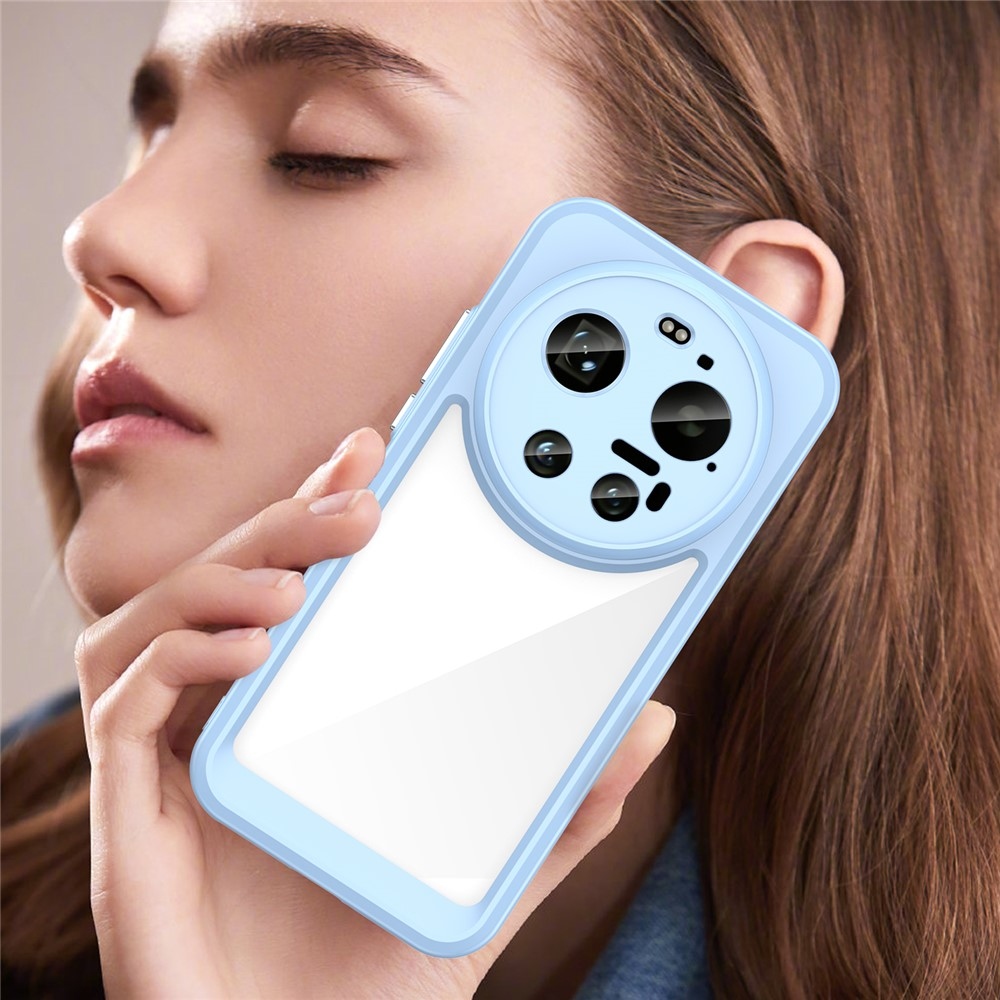 Gélový obal s pevným chrbtom na Xiaomi 17 Ultra - modrý