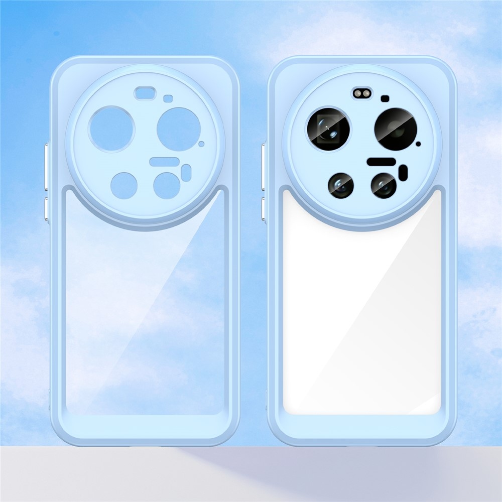 Gélový obal s pevným chrbtom na Xiaomi 17 Ultra - modrý