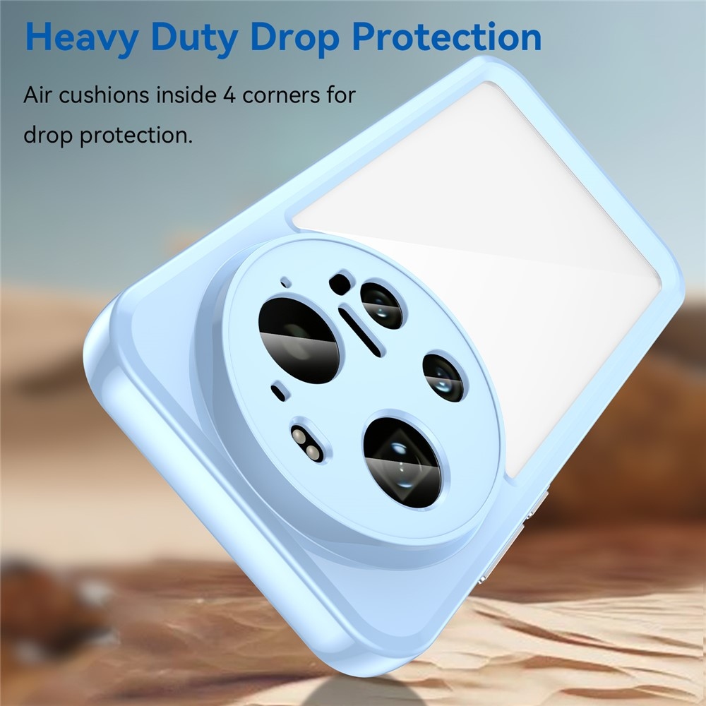 Gélový obal s pevným chrbtom na Xiaomi 17 Ultra - modrý