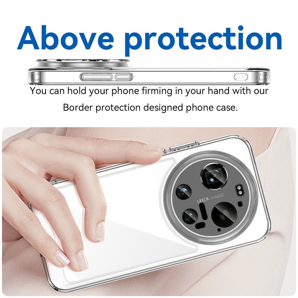 Gélový obal s pevným chrbtom na Xiaomi 17 Ultra - priehľadný