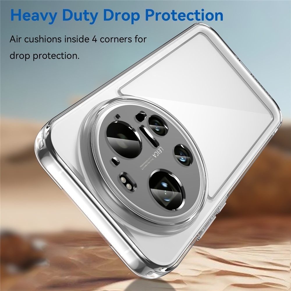 Gélový obal s pevným chrbtom na Xiaomi 17 Ultra - priehľadný