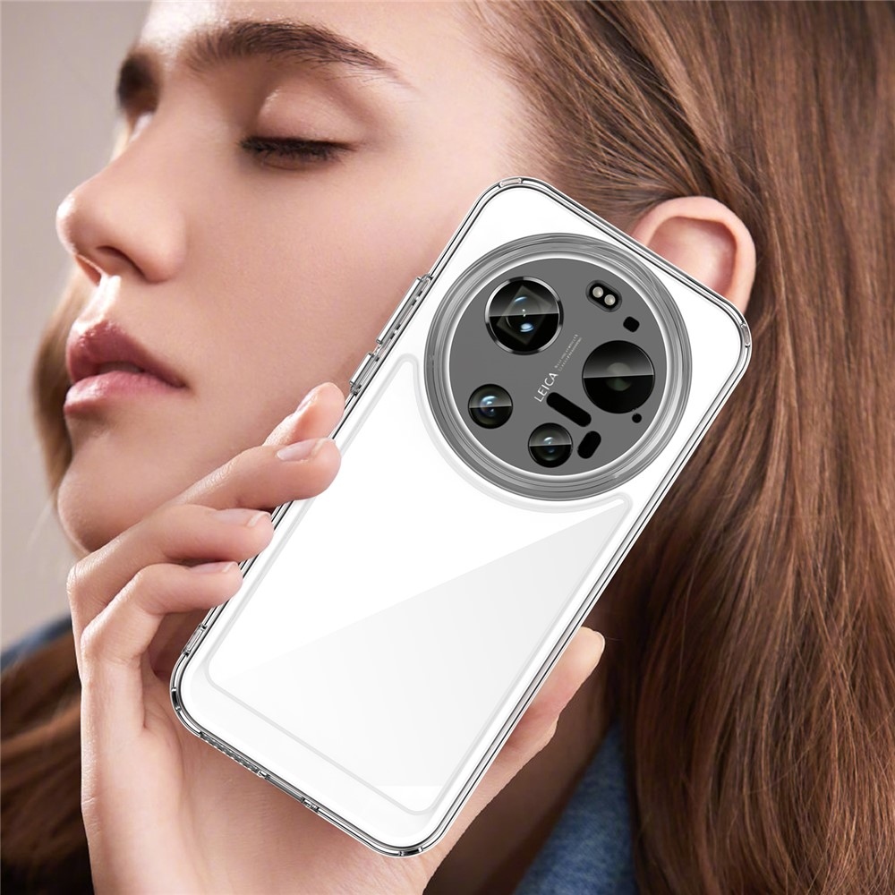 Gélový obal s pevným chrbtom na Xiaomi 17 Ultra - priehľadný