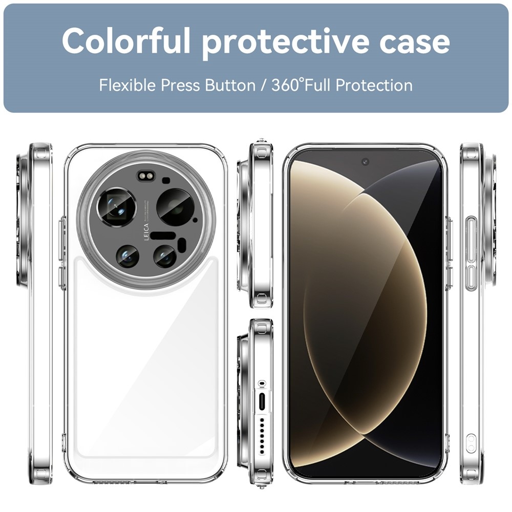 Gélový obal s pevným chrbtom na Xiaomi 17 Ultra - priehľadný