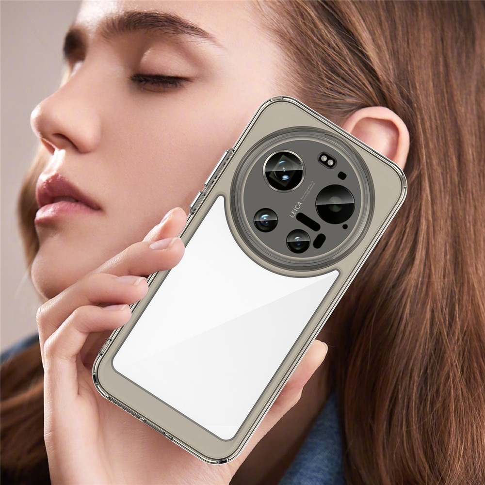 Gélový obal s pevným chrbtom na Xiaomi 17 Ultra - šedý