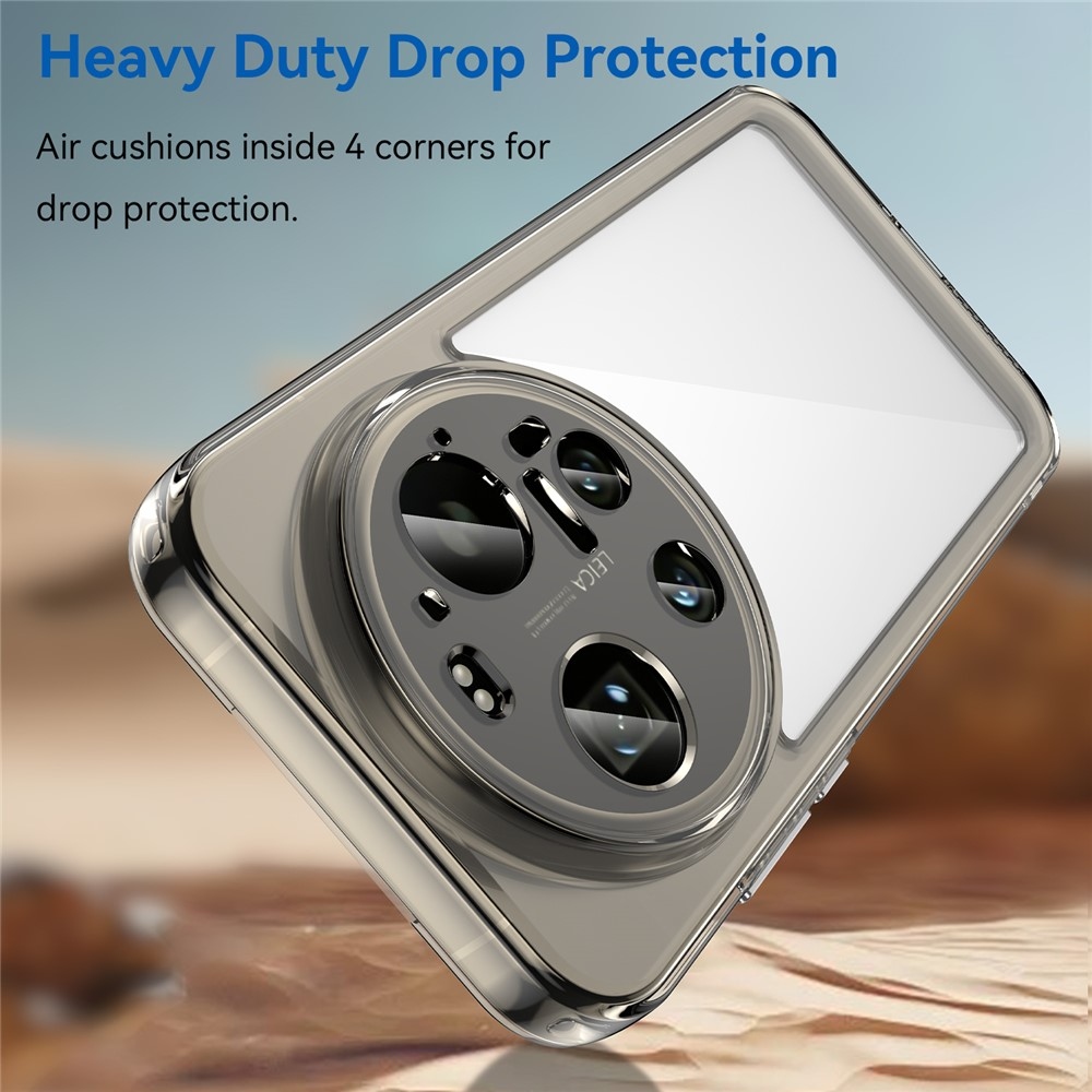 Gélový obal s pevným chrbtom na Xiaomi 17 Ultra - šedý