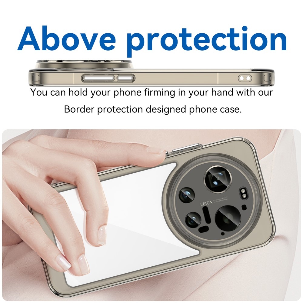 Gélový obal s pevným chrbtom na Xiaomi 17 Ultra - šedý