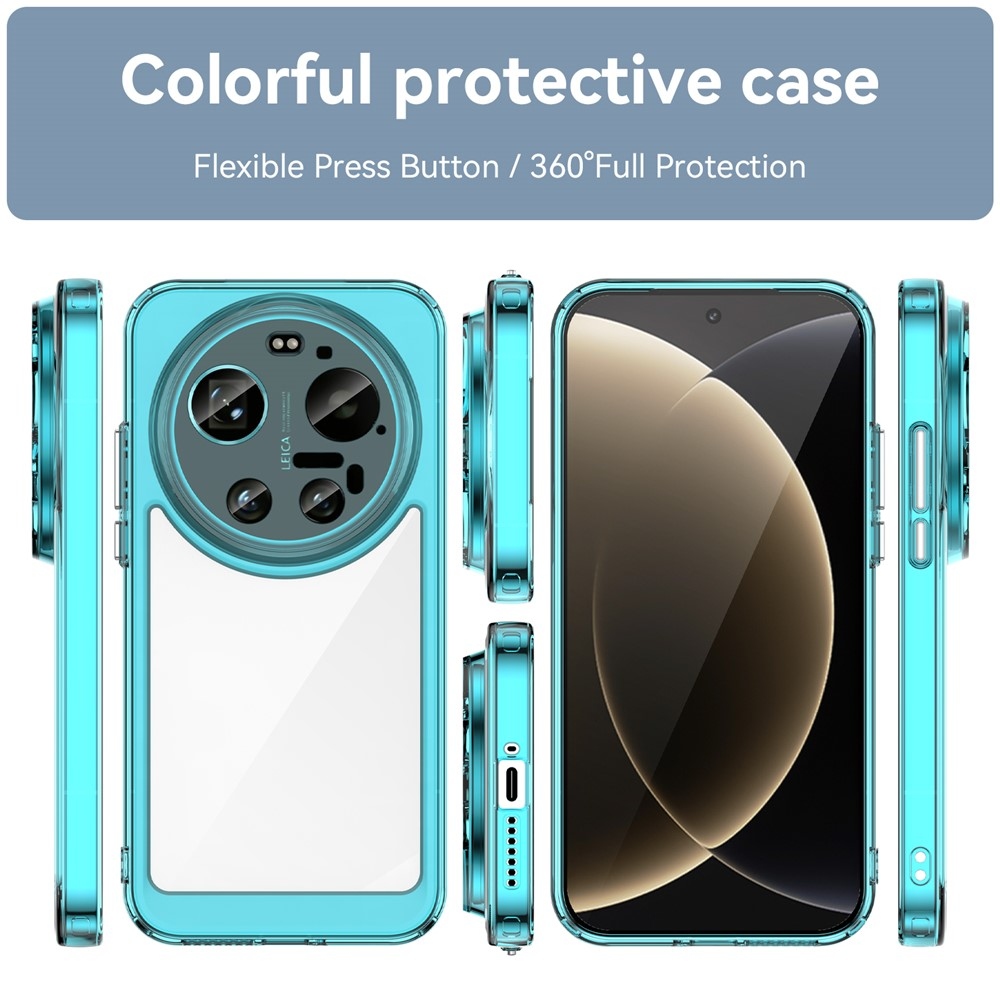 Gélový obal s pevným chrbtom na Xiaomi 17 Ultra - svetlomodrý