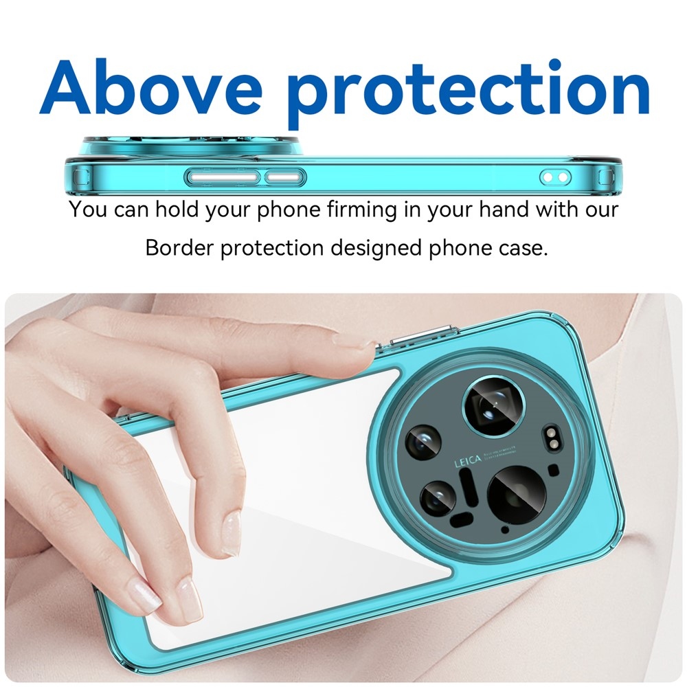 Gélový obal s pevným chrbtom na Xiaomi 17 Ultra - svetlomodrý