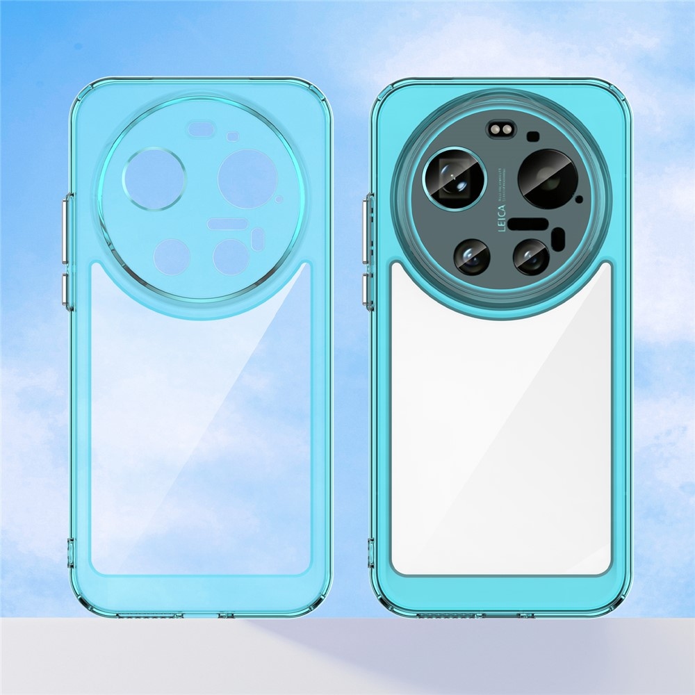 Gélový obal s pevným chrbtom na Xiaomi 17 Ultra - svetlomodrý