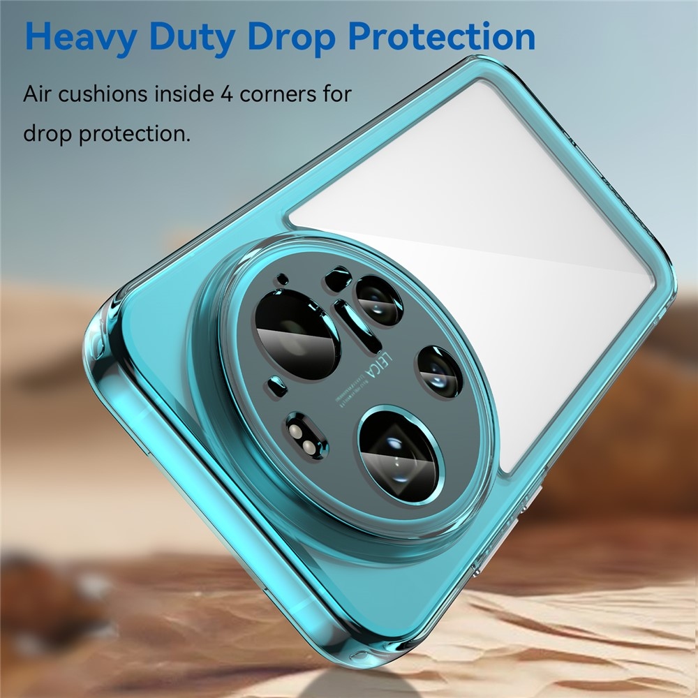 Gélový obal s pevným chrbtom na Xiaomi 17 Ultra - svetlomodrý