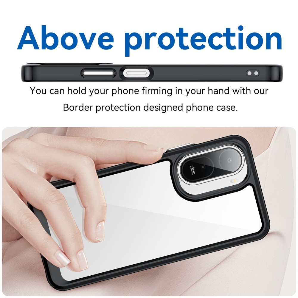 Gélový obal s pevným chrbtom na Xiaomi Redmi A7 Pro - čierny