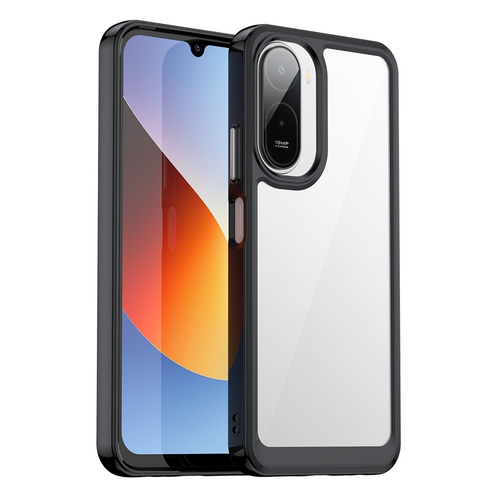 Gélový obal s pevným chrbtom na Xiaomi Redmi A7 Pro - čierny
