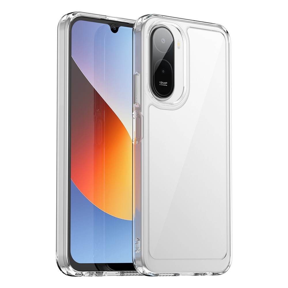 Gélový obal s pevným chrbtom na Xiaomi Redmi A7 Pro - priehľadný