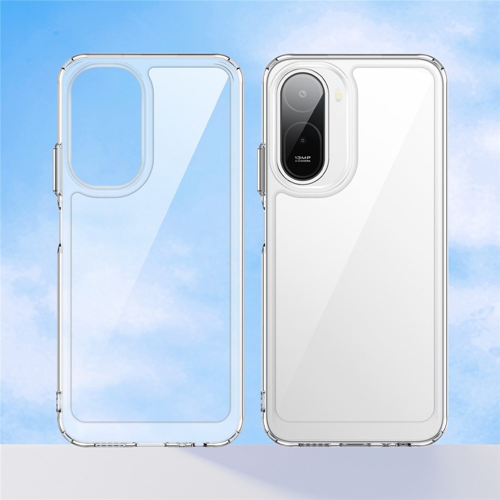 Gélový obal s pevným chrbtom na Xiaomi Redmi A7 Pro - priehľadný