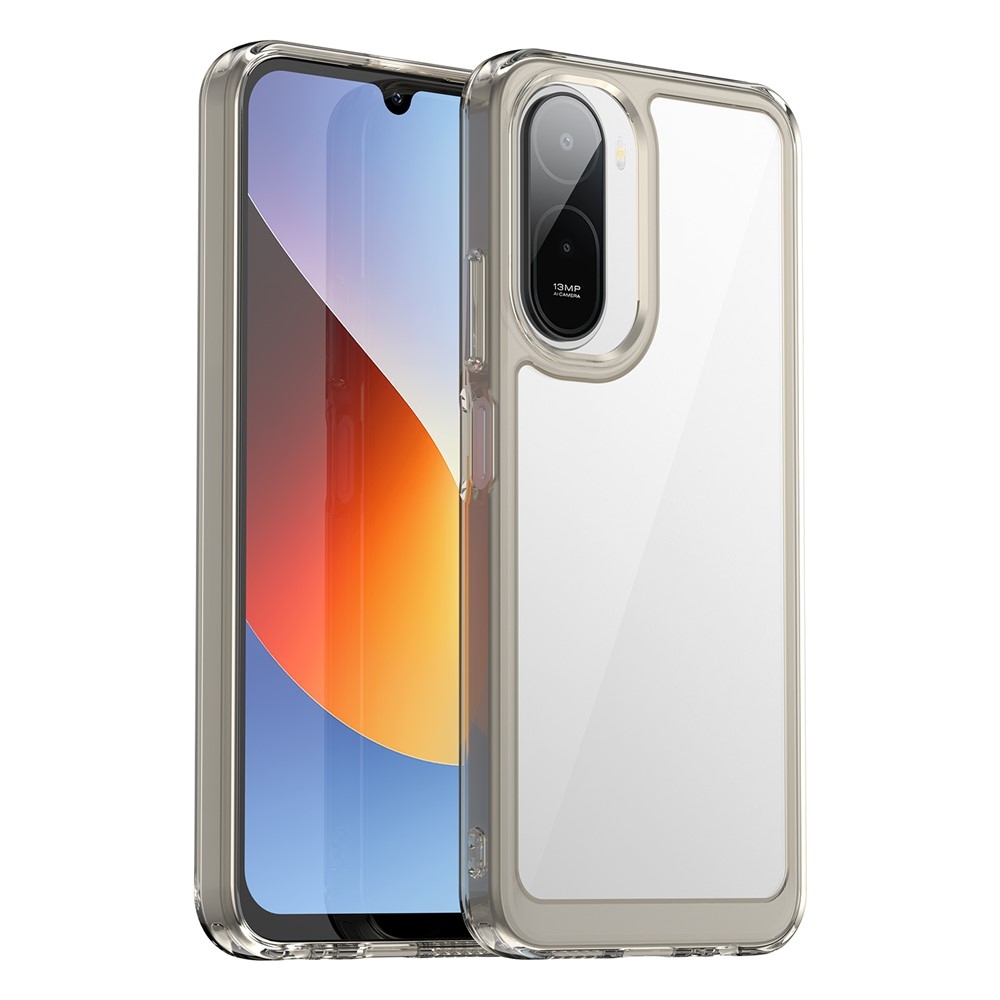Gélový obal s pevným chrbtom na Xiaomi Redmi A7 Pro - šedý