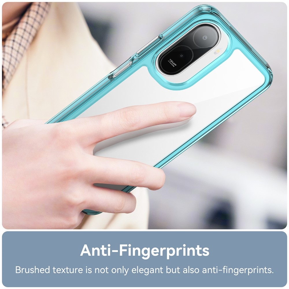 Gélový obal s pevným chrbtom na Xiaomi Redmi A7 Pro - svetlomodrý