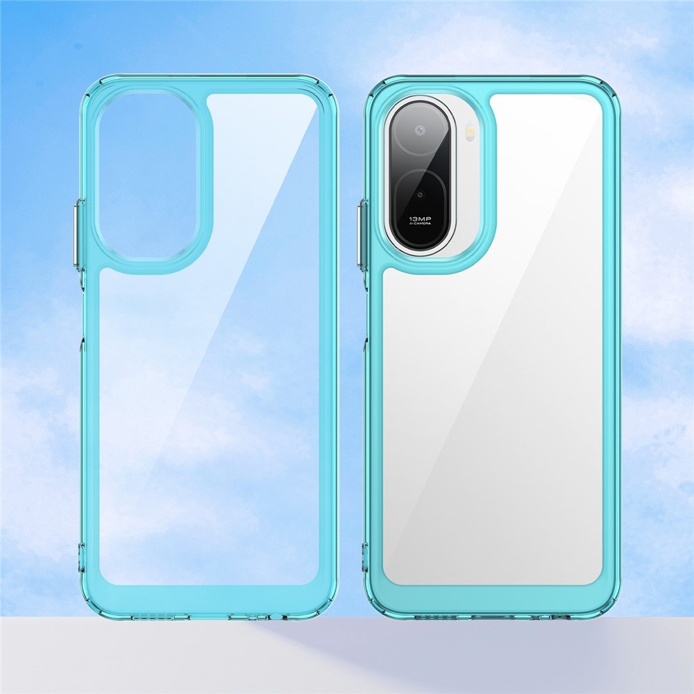 Gélový obal s pevným chrbtom na Xiaomi Redmi A7 Pro - svetlomodrý