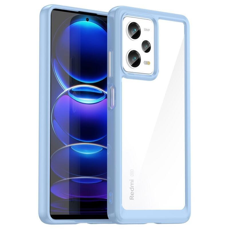 Gélový obal s pevným chrbtom na Xiaomi Redmi Note 12 Pro 5G/Poco X5 Pro 5G - modrý