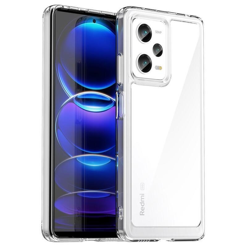 Gélový obal s pevným chrbtom na Xiaomi Redmi Note 12 Pro 5G/Poco X5 Pro 5G - priehľadný