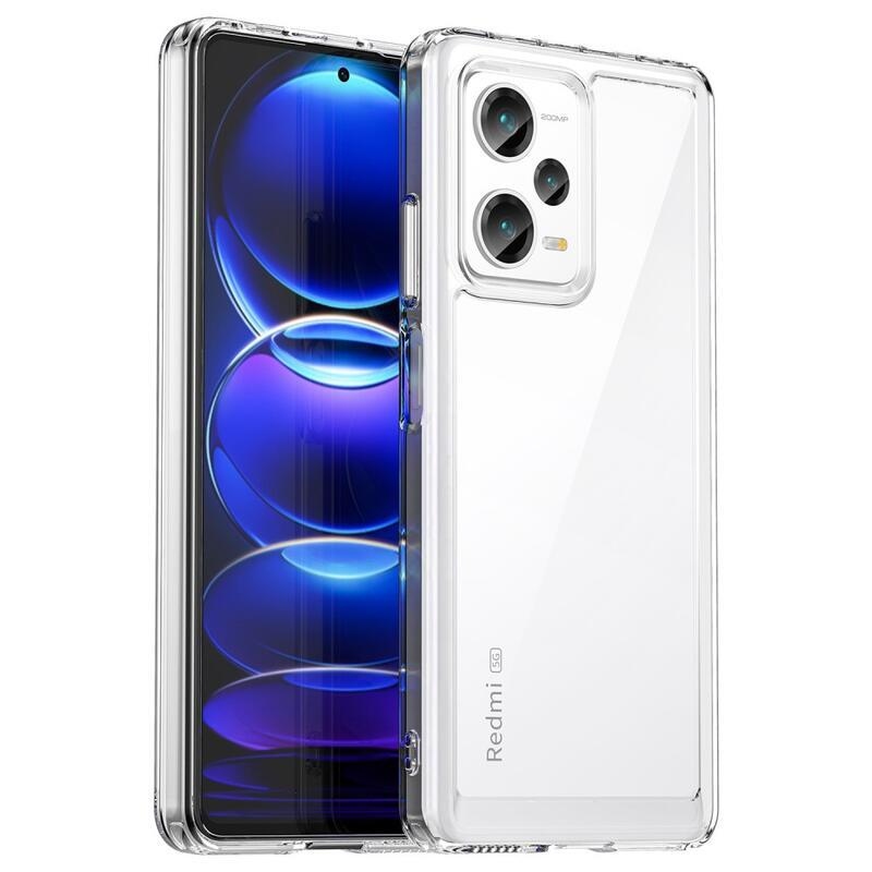 Gélový obal s pevným chrbtom na Xiaomi Redmi Note 12 Pro+ 5G - priehľadný