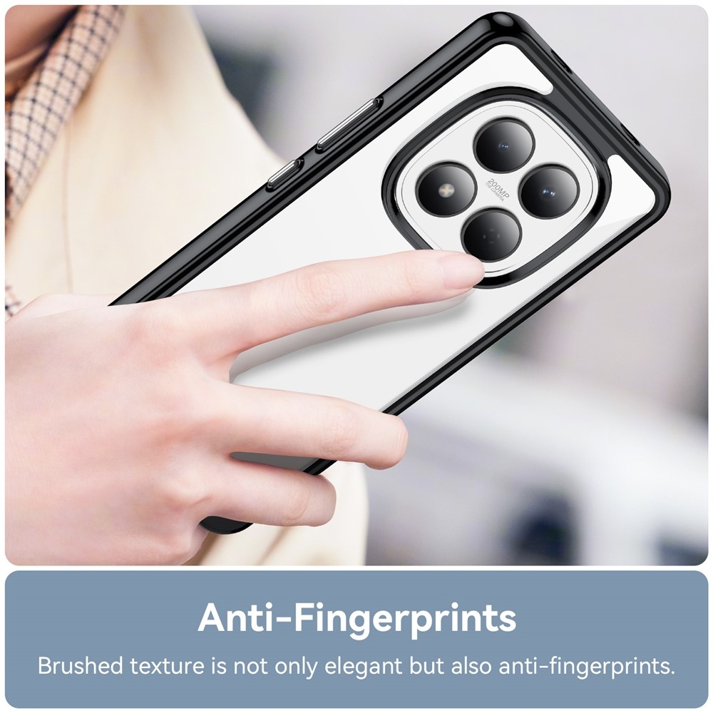 Gélový obal s pevným chrbtom na Xiaomi Redmi Note 15 Pro 4G - čierny