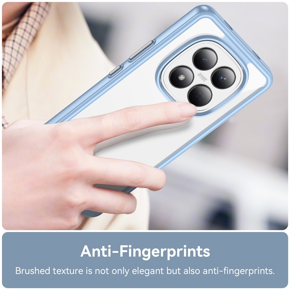 Gélový obal s pevným chrbtom na Xiaomi Redmi Note 15 Pro 4G - modrý