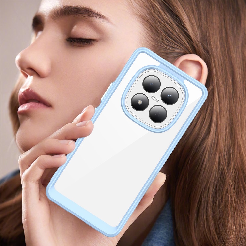 Gélový obal s pevným chrbtom na Xiaomi Redmi Note 15 Pro 4G - modrý