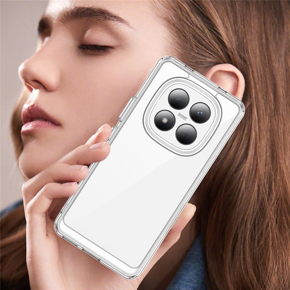 Gélový obal s pevným chrbtom na Xiaomi Redmi Note 15 Pro 4G - priehľadný