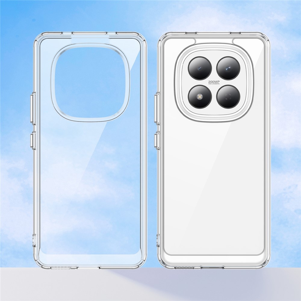 Gélový obal s pevným chrbtom na Xiaomi Redmi Note 15 Pro 4G - priehľadný