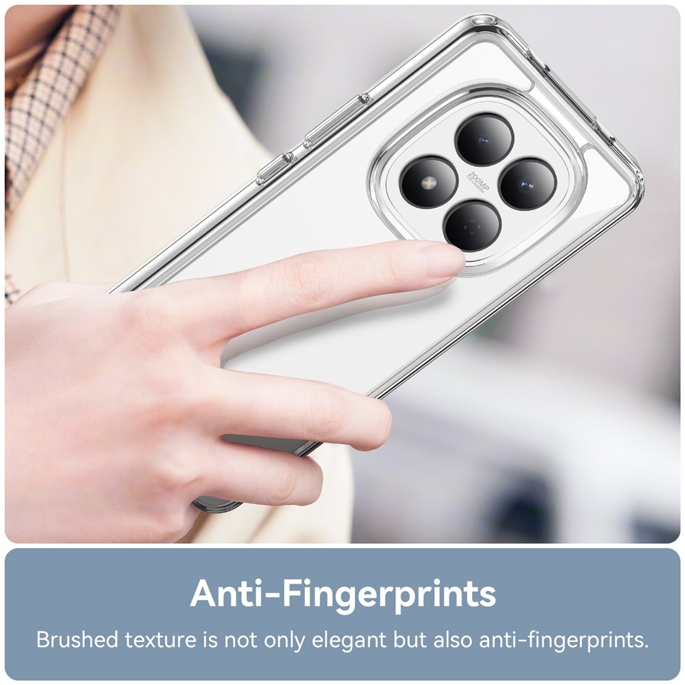 Gélový obal s pevným chrbtom na Xiaomi Redmi Note 15 Pro 4G - priehľadný