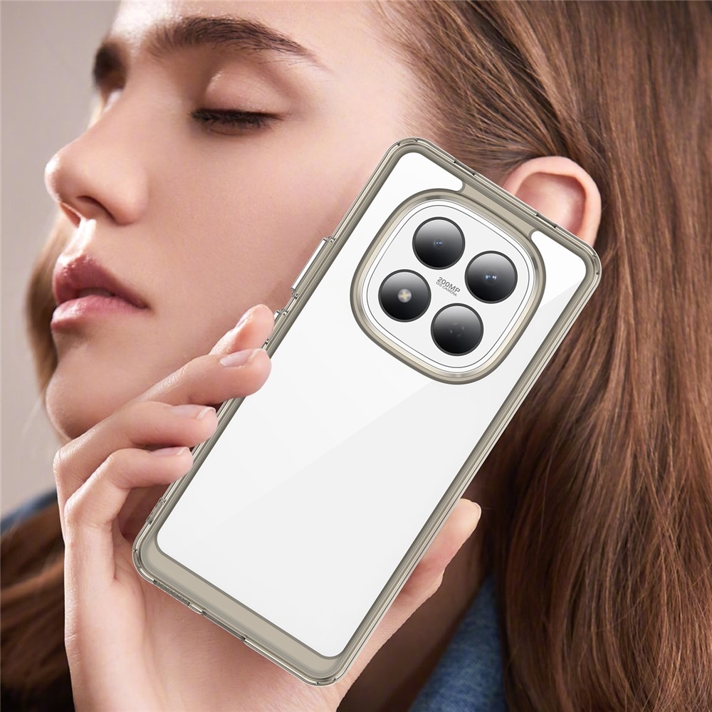 Gélový obal s pevným chrbtom na Xiaomi Redmi Note 15 Pro 4G - šedý