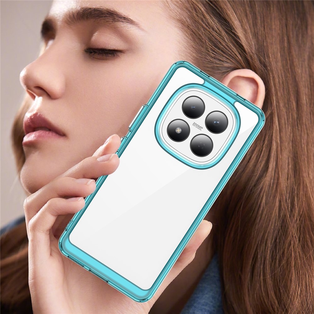 Gélový obal s pevným chrbtom na Xiaomi Redmi Note 15 Pro 4G - svetlomodrý