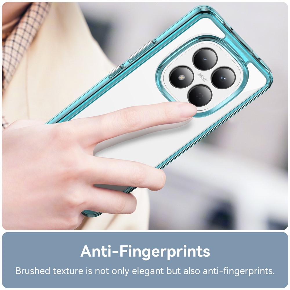 Gélový obal s pevným chrbtom na Xiaomi Redmi Note 15 Pro 4G - svetlomodrý