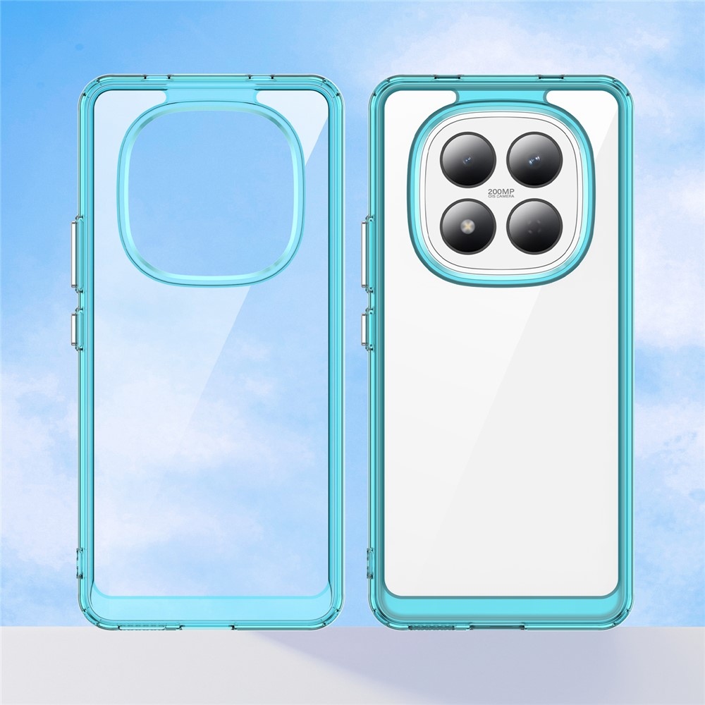 Gélový obal s pevným chrbtom na Xiaomi Redmi Note 15 Pro 4G - svetlomodrý