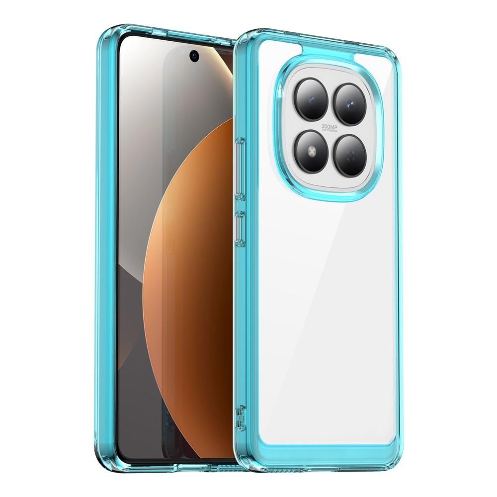 Gélový obal s pevným chrbtom na Xiaomi Redmi Note 15 Pro 4G - svetlomodrý